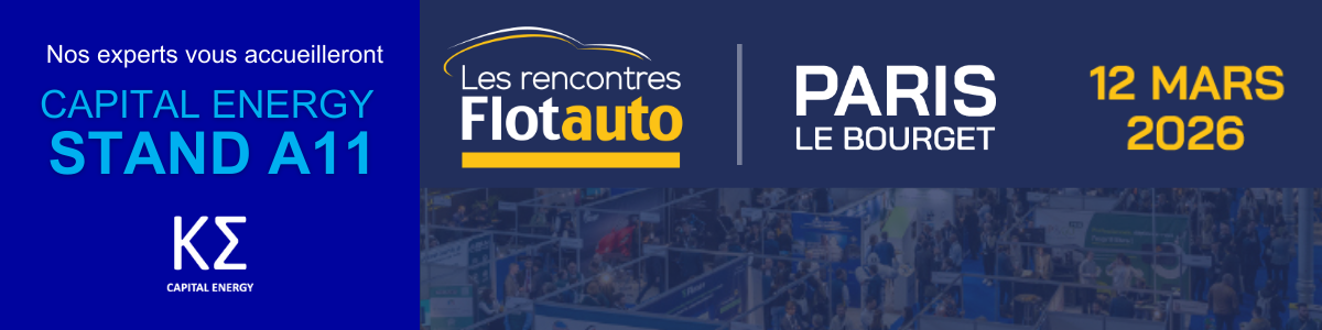 Bannière salon Rencontres Flotauto mars 2026 Capital Energy